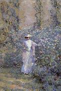 John Henry Twachtman On the Terrace painting